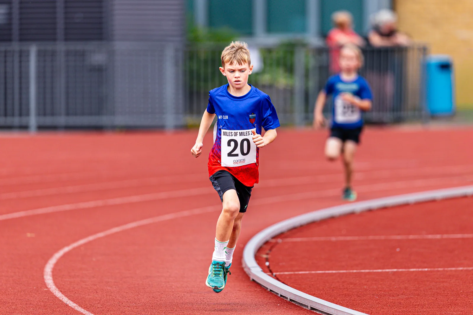 Brentwood Beagles athletes at the Essex Mile Championships, 20 June 2026