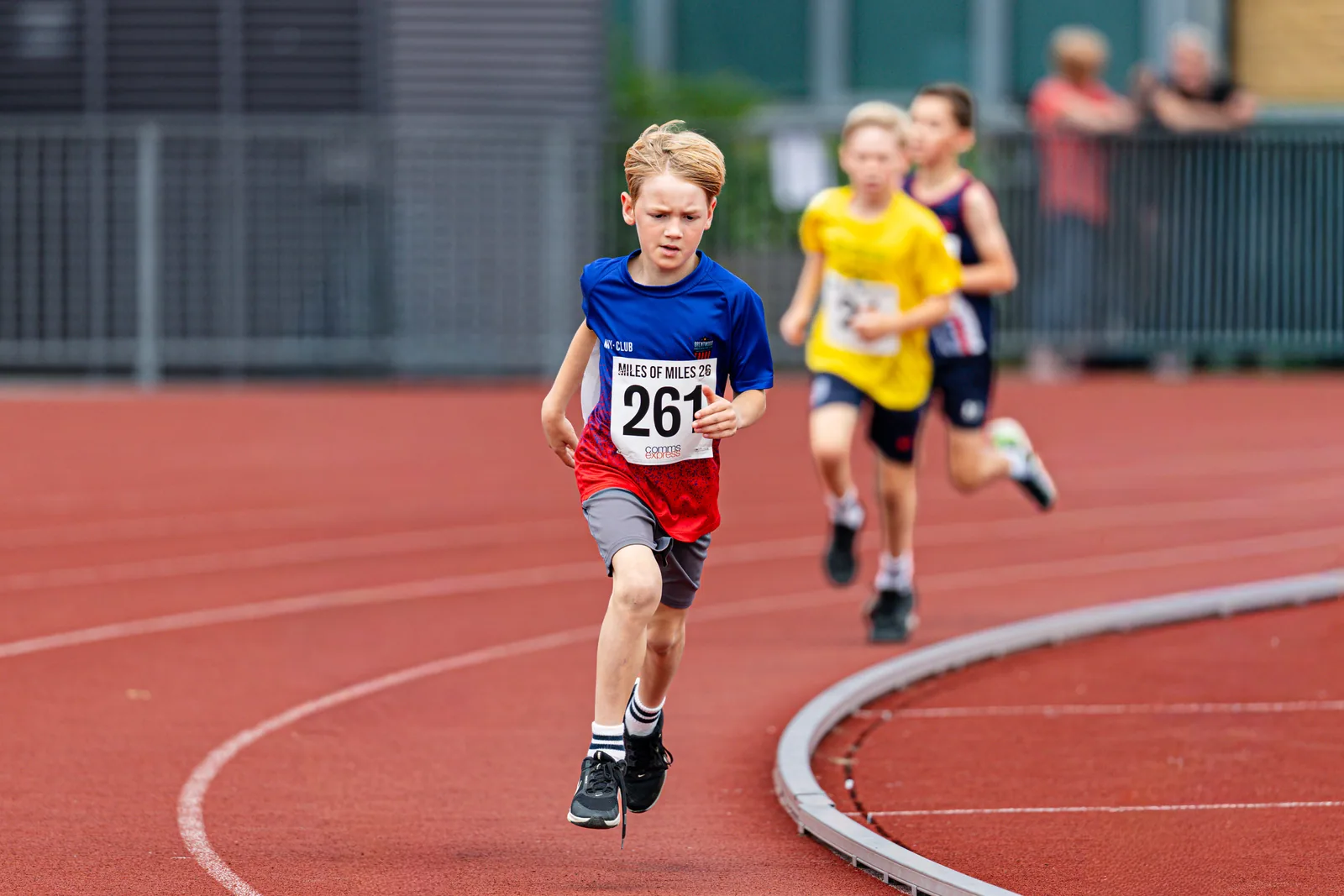Brentwood Beagles athletes at the Essex Mile Championships, 20 June 2026