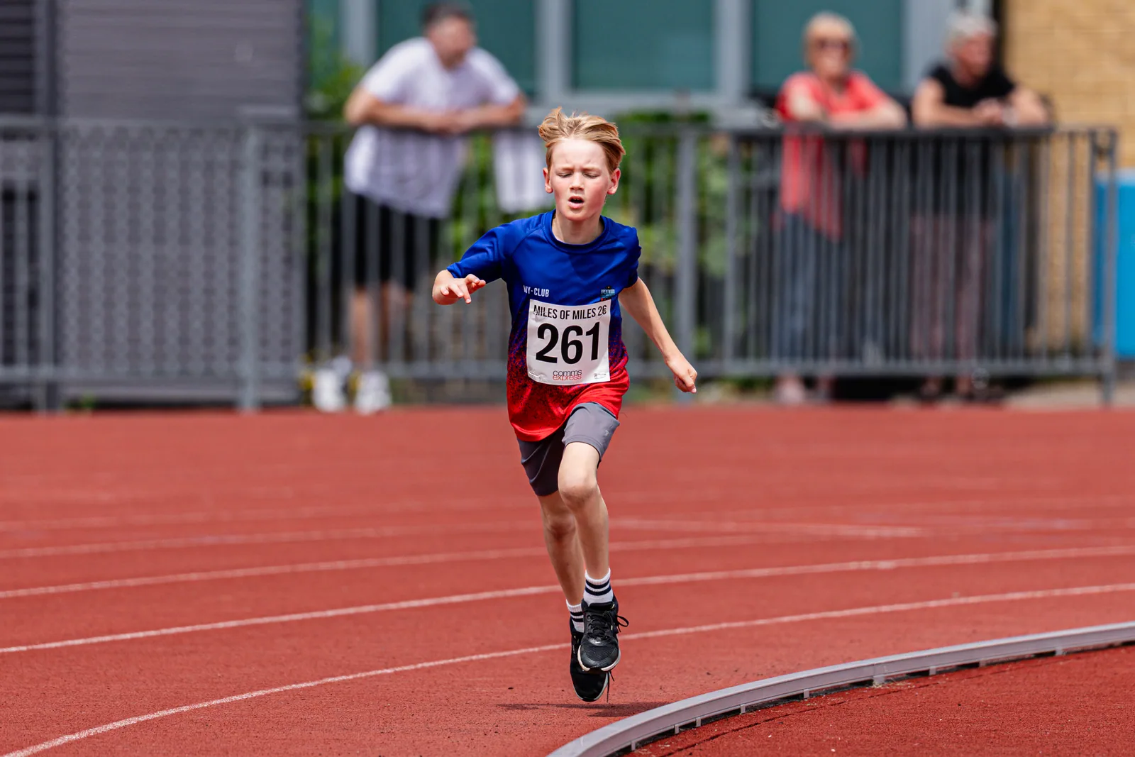 Brentwood Beagles athletes at the Essex Mile Championships, 20 June 2026