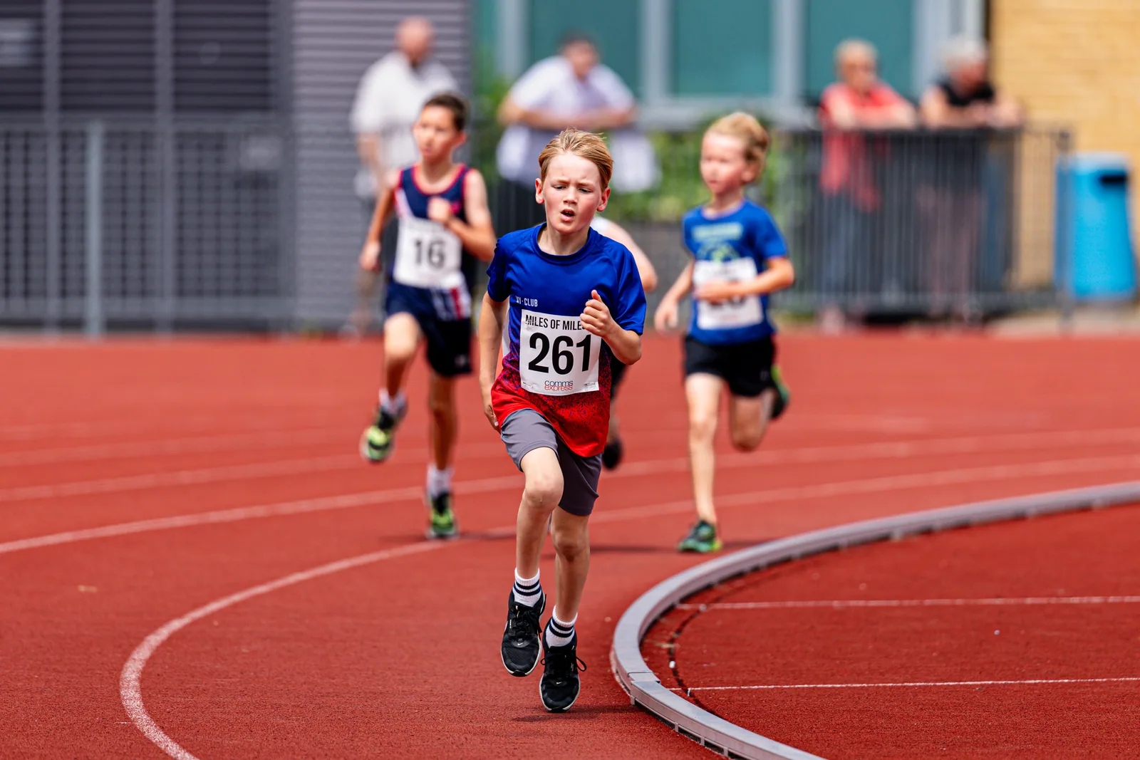 Brentwood Beagles athletes at the Essex Mile Championships, 20 June 2026