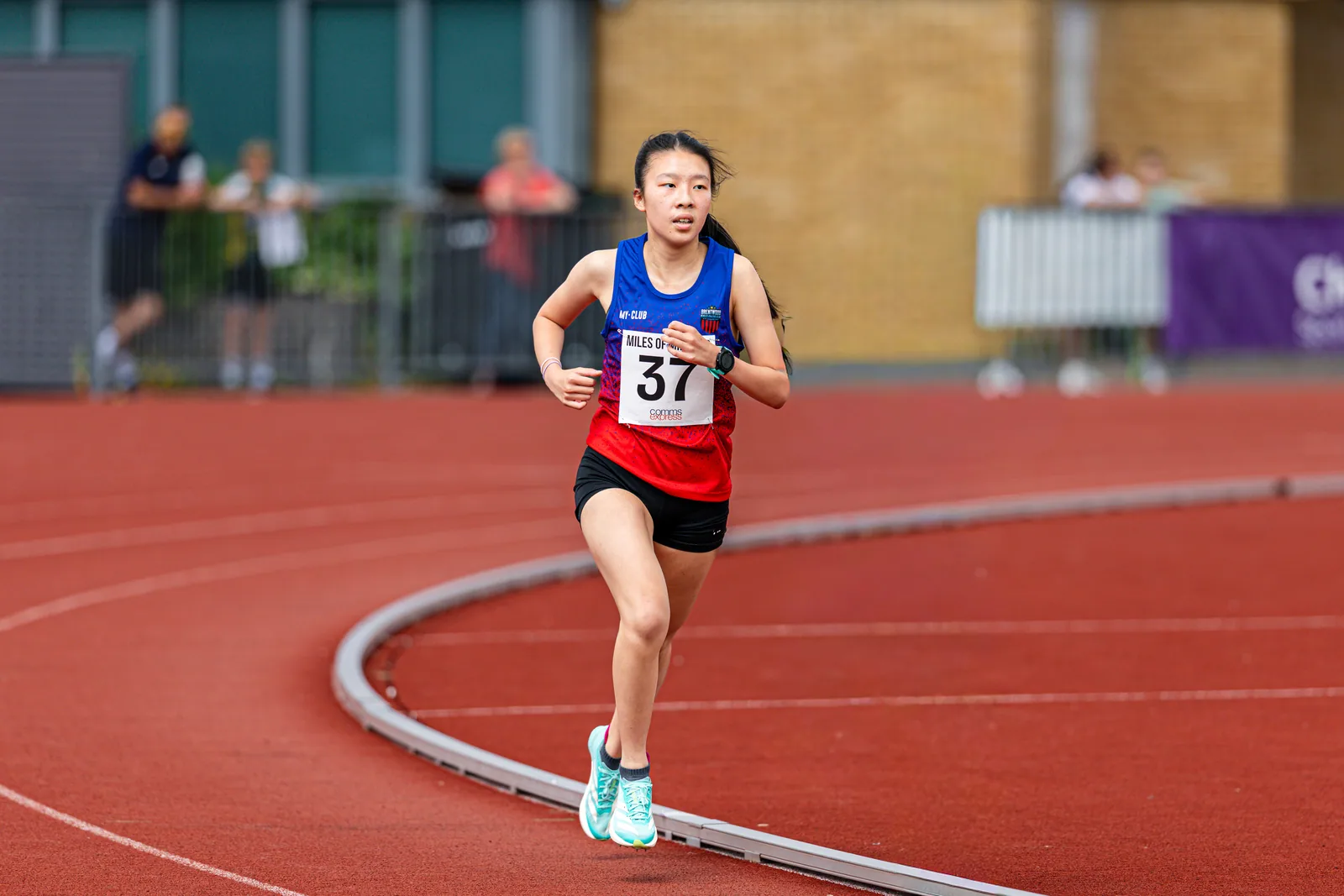 Brentwood Beagles athletes at the Essex Mile Championships, 20 June 2026