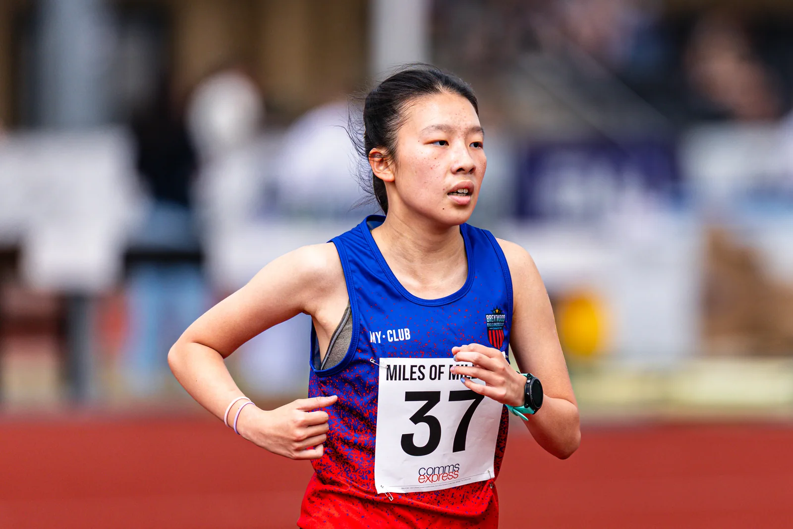 Brentwood Beagles athletes at the Essex Mile Championships, 20 June 2026
