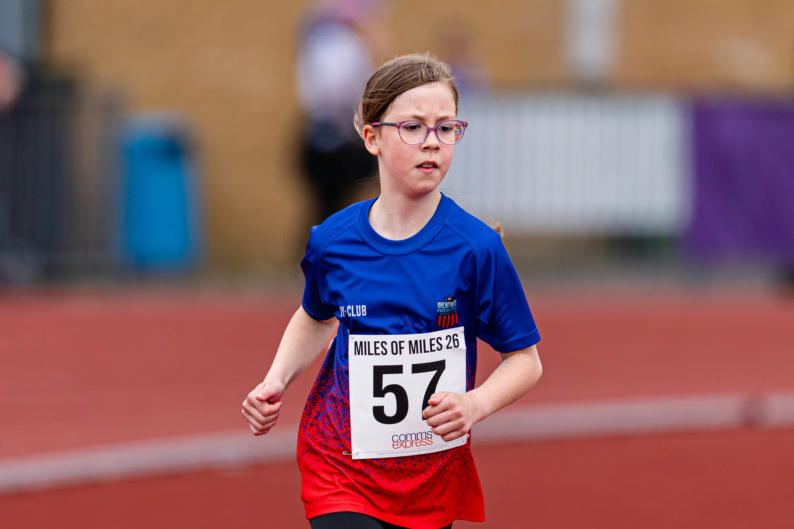 Brentwood Beagles athletes at the Essex Mile Championships, 20 June 2026
