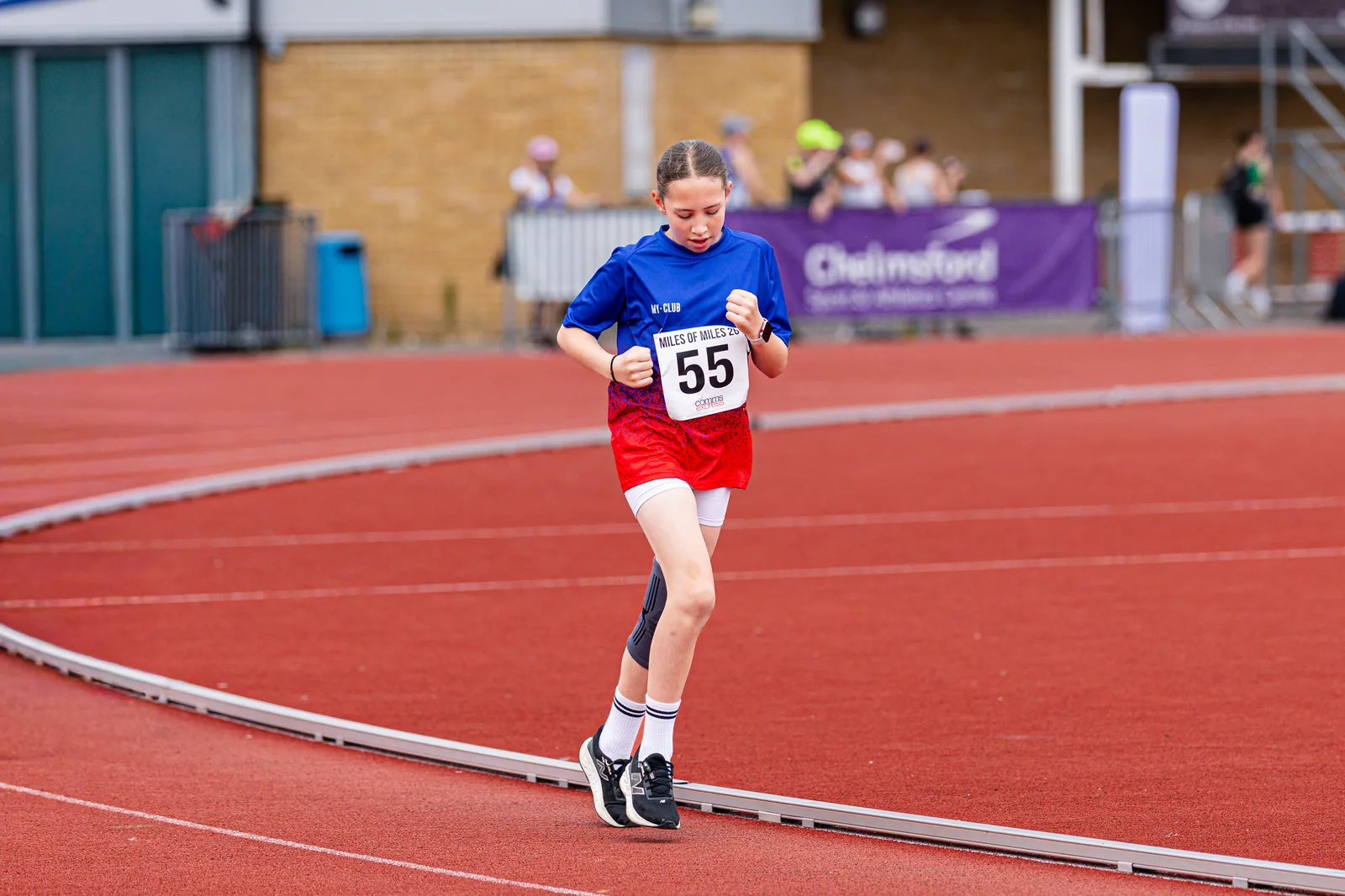 Brentwood Beagles athletes at the Essex Mile Championships, 20 June 2026