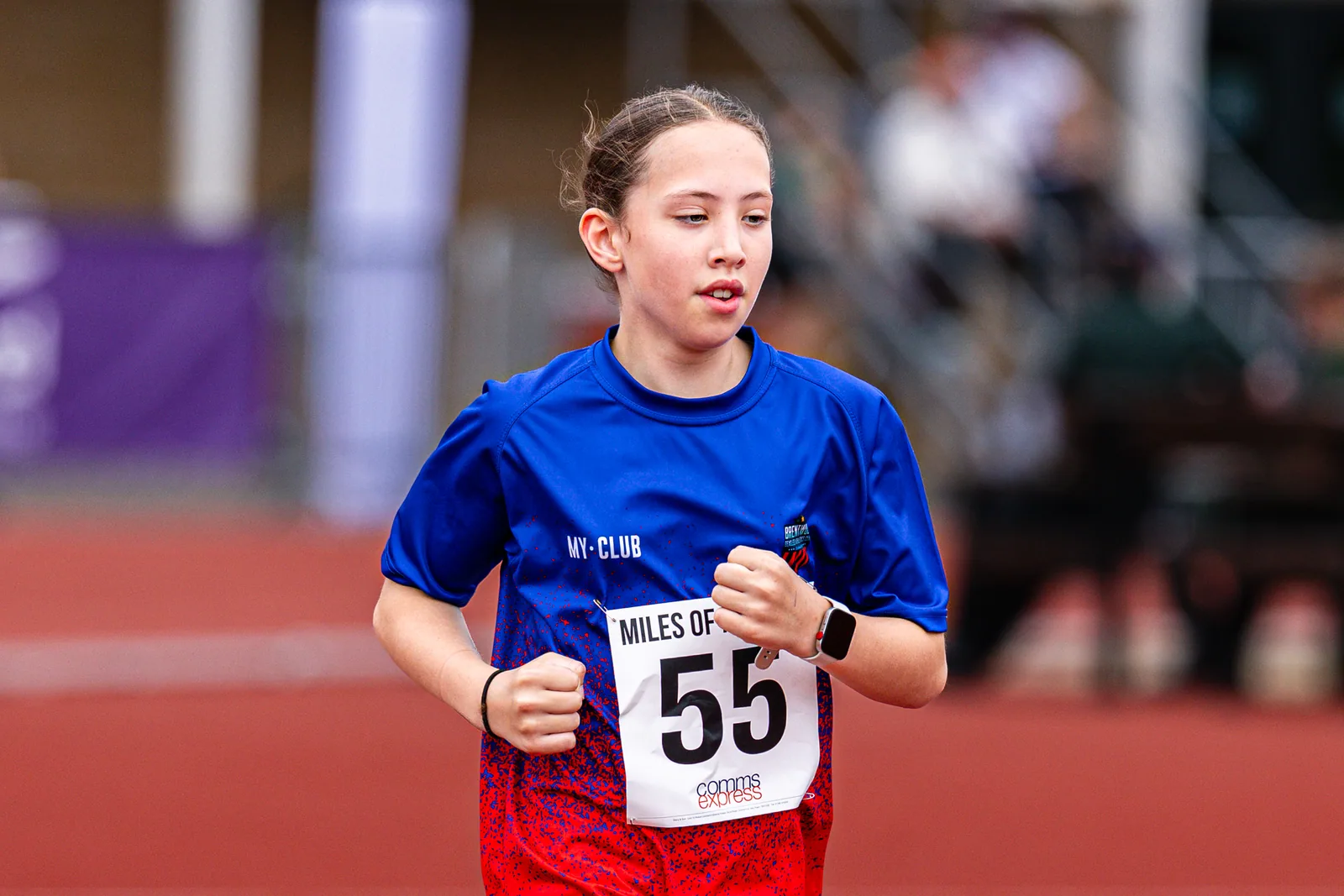 Brentwood Beagles athletes at the Essex Mile Championships, 20 June 2026