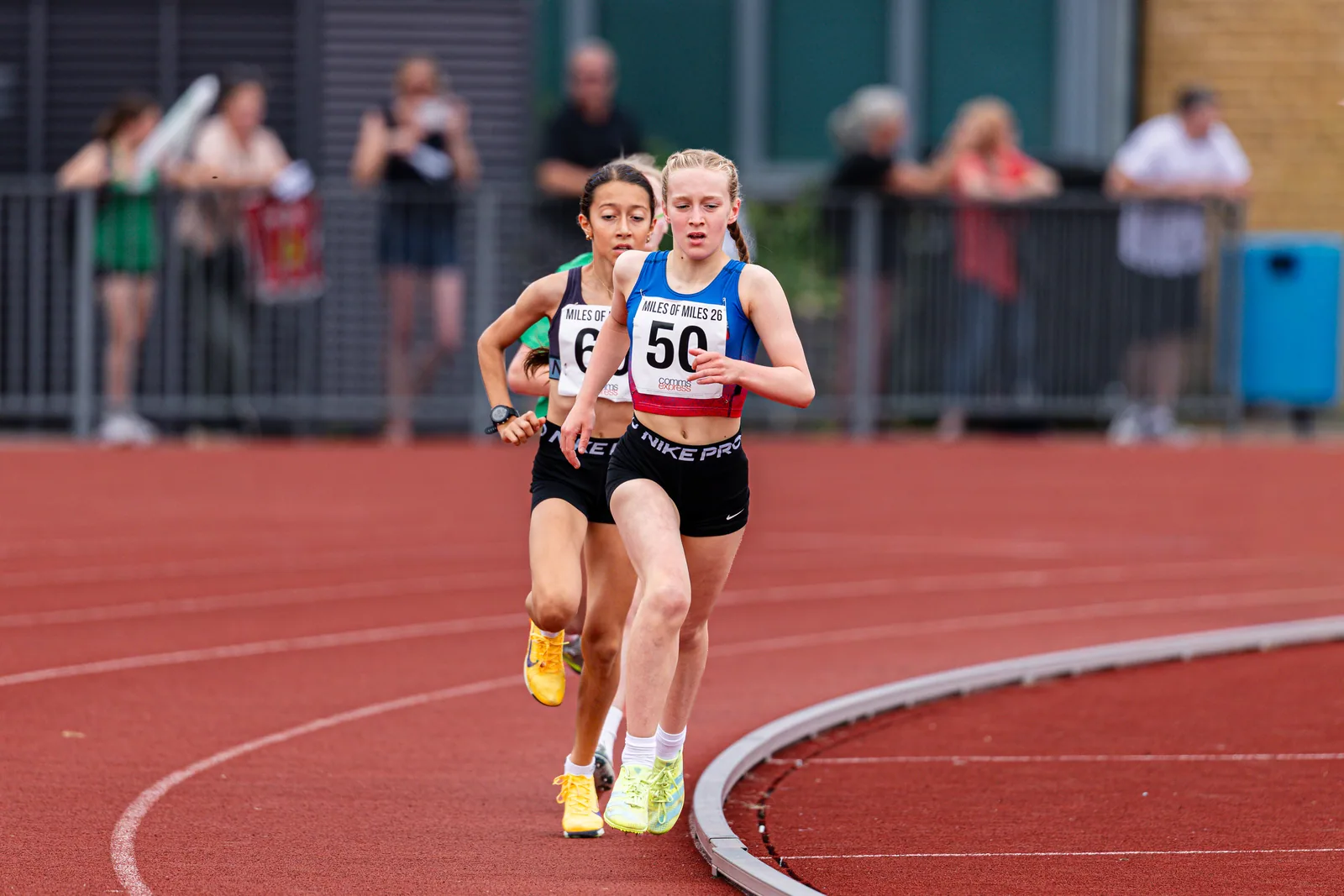 Brentwood Beagles athletes at the Essex Mile Championships, 20 June 2026