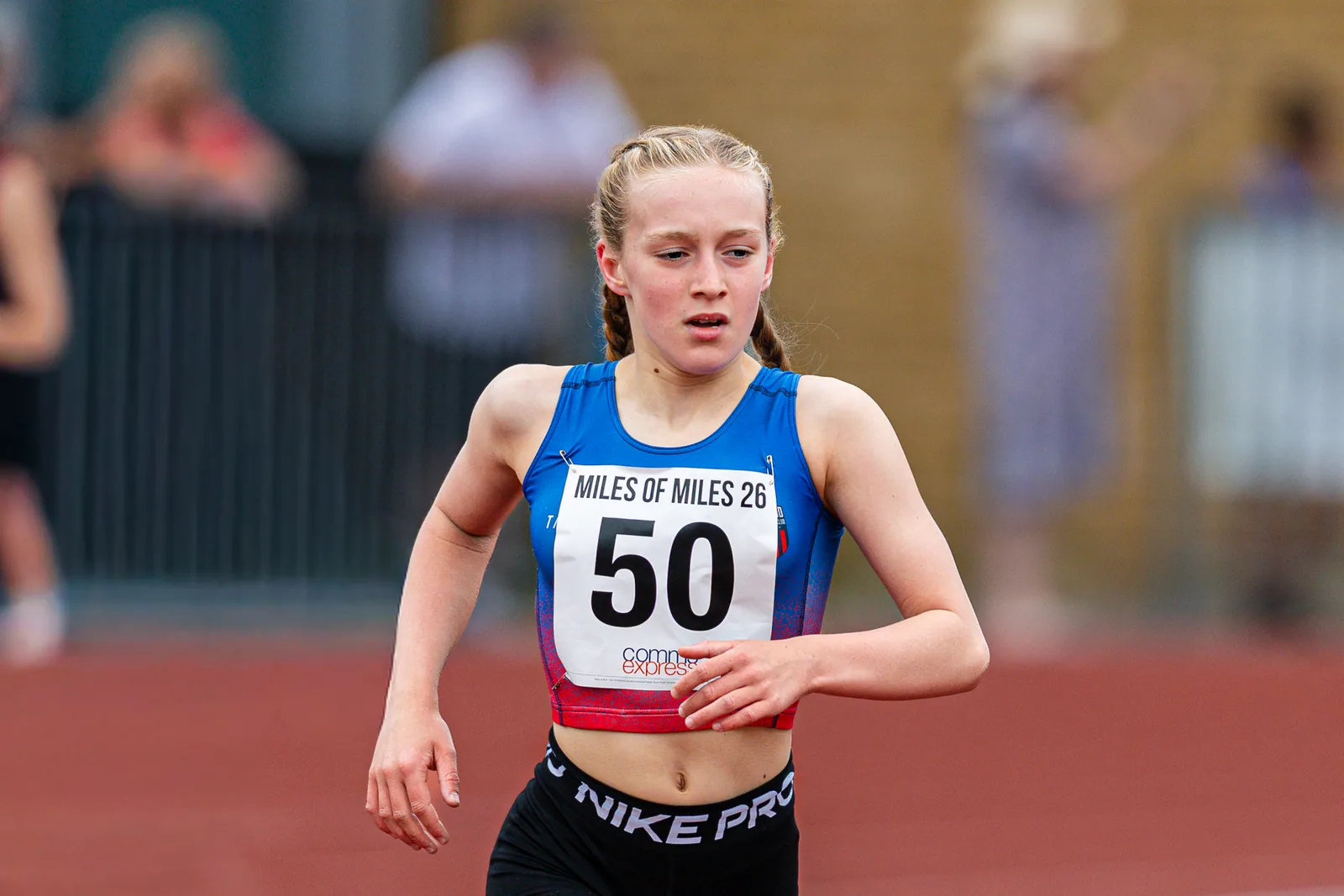 Brentwood Beagles athletes at the Essex Mile Championships, 20 June 2026