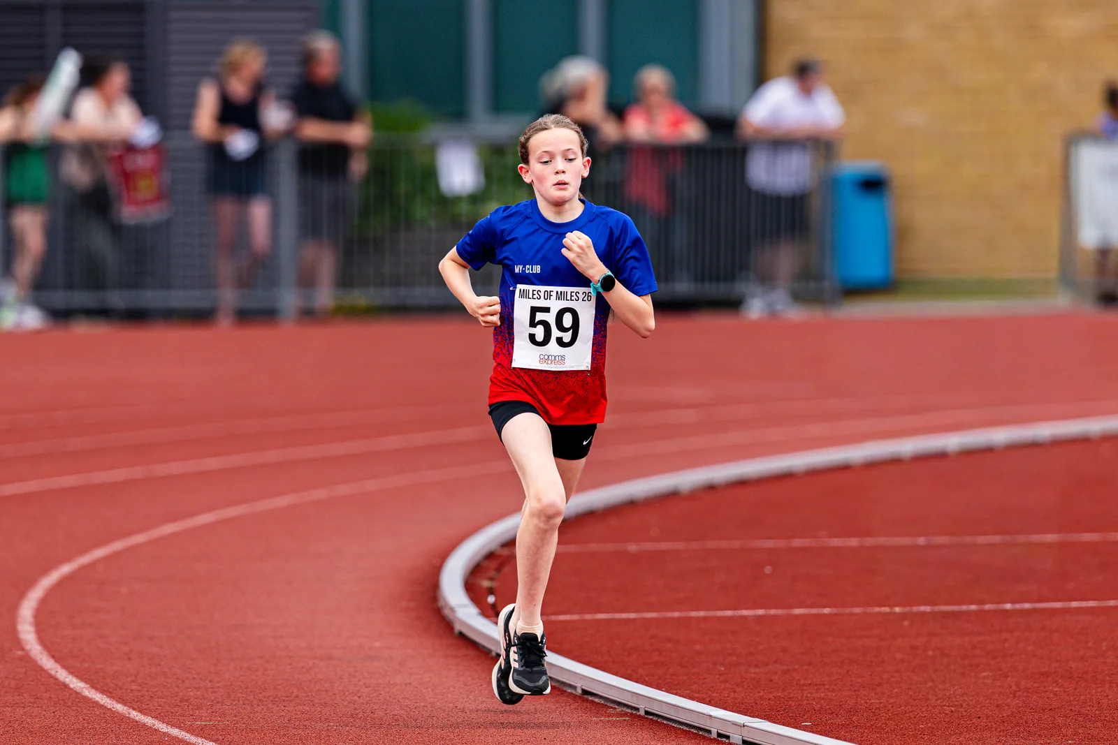 Brentwood Beagles athletes at the Essex Mile Championships, 20 June 2026