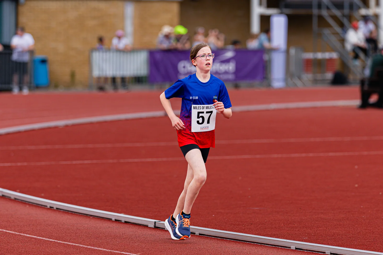 Brentwood Beagles athletes at the Essex Mile Championships, 20 June 2026