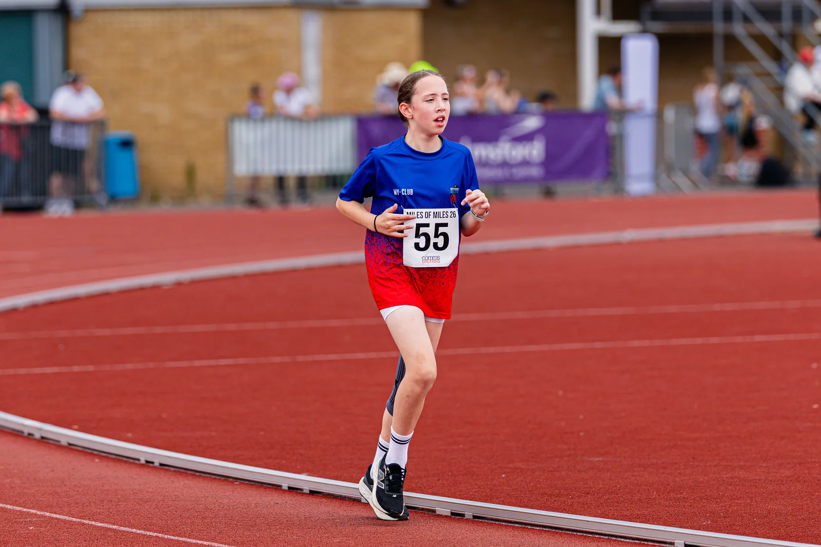 Brentwood Beagles athletes at the Essex Mile Championships, 20 June 2026