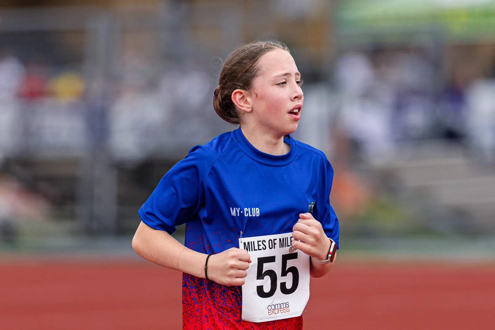 Brentwood Beagles athletes at the Essex Mile Championships, 20 June 2026