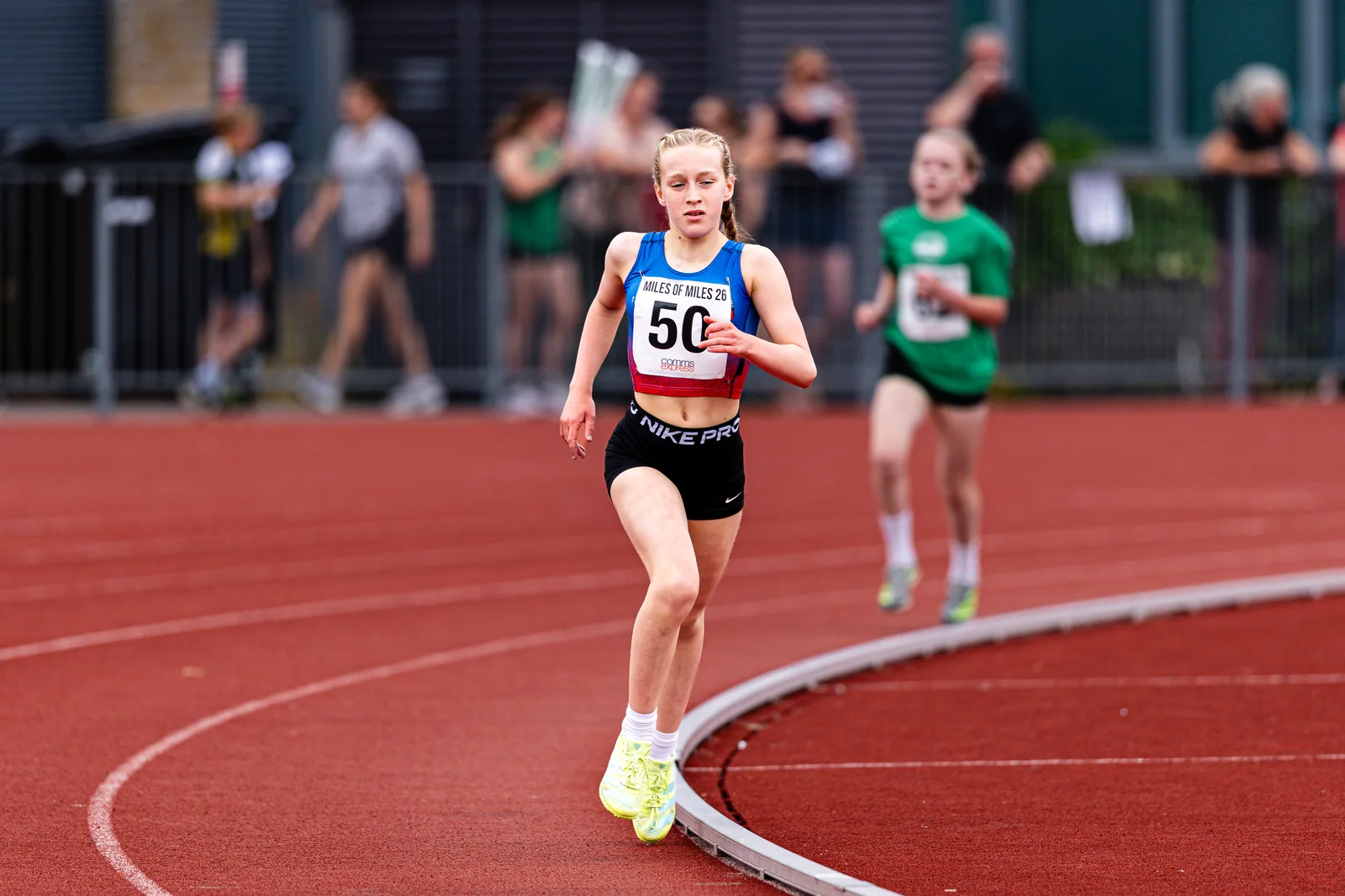 Brentwood Beagles athletes at the Essex Mile Championships, 20 June 2026