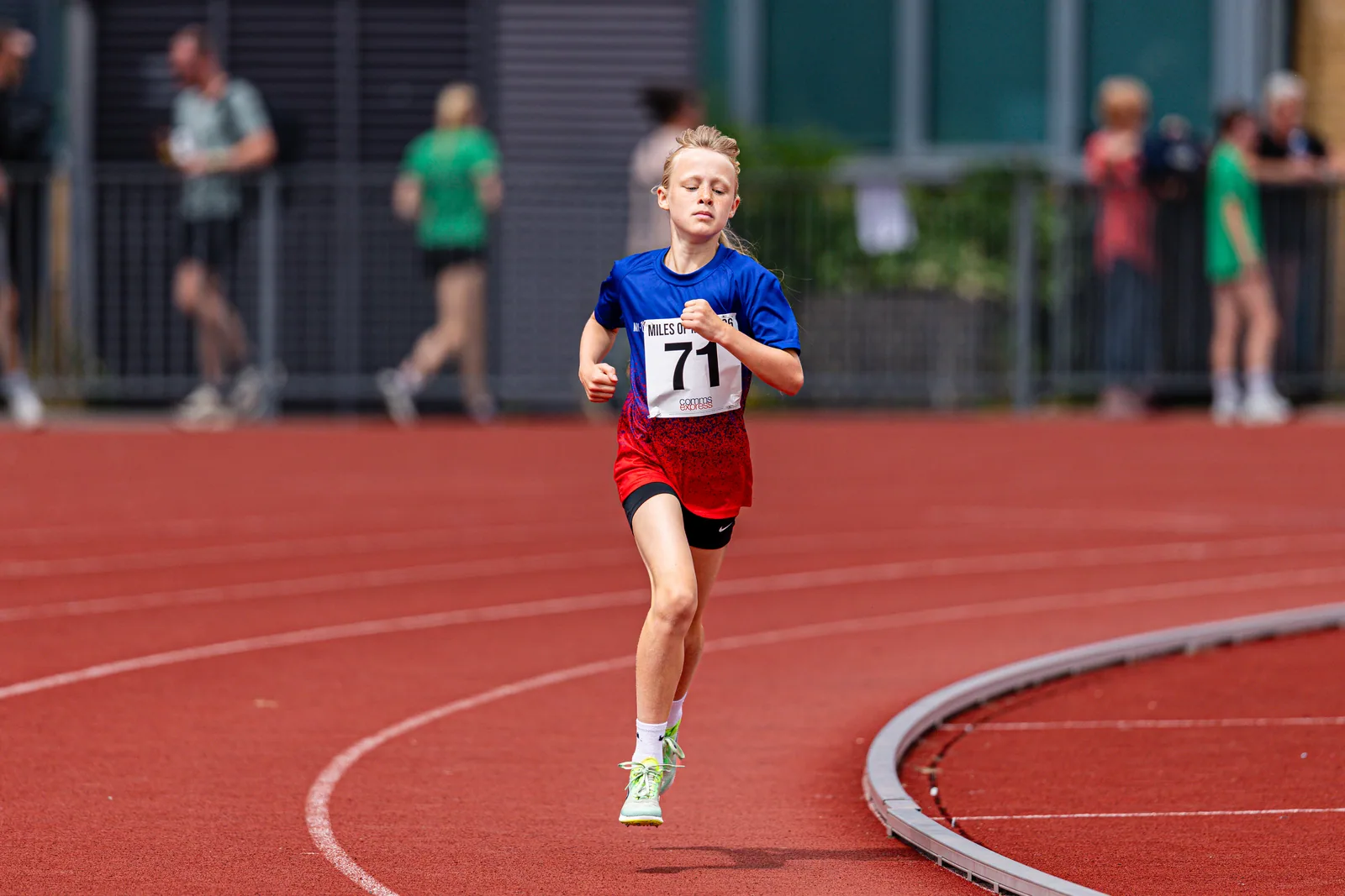 Brentwood Beagles athletes at the Essex Mile Championships, 20 June 2026