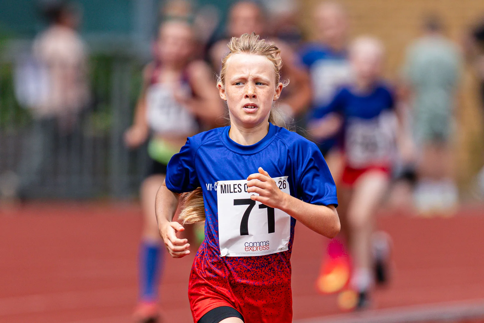Brentwood Beagles athletes at the Essex Mile Championships, 20 June 2026