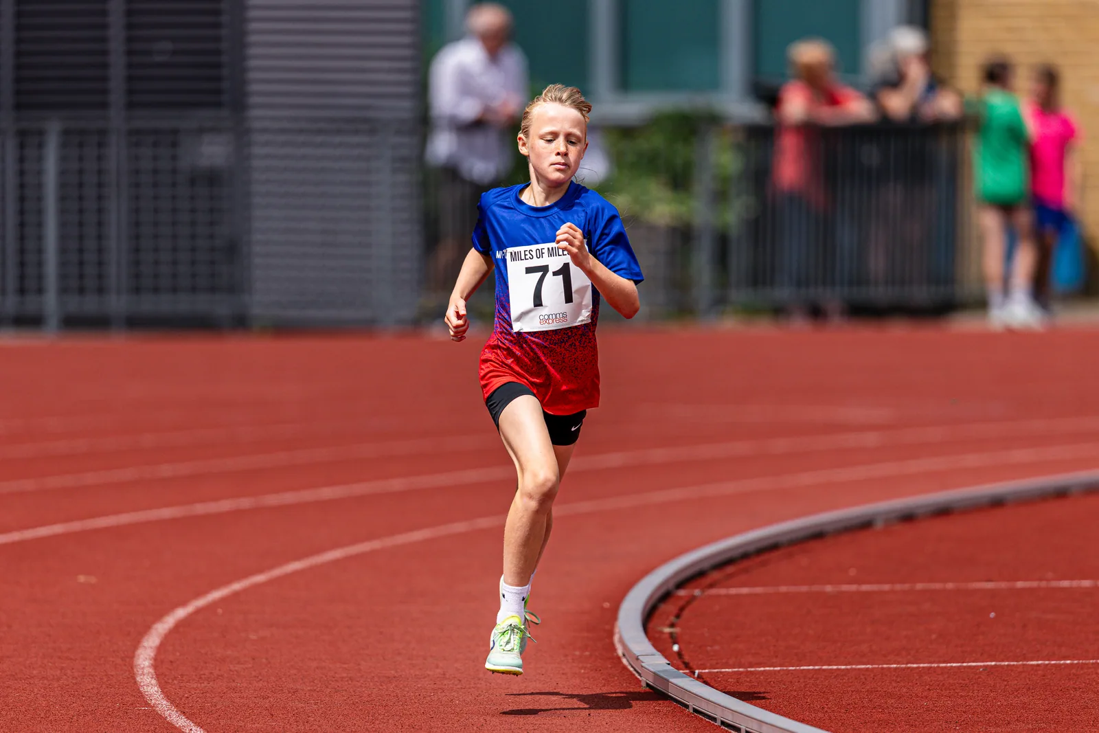 Brentwood Beagles athletes at the Essex Mile Championships, 20 June 2026