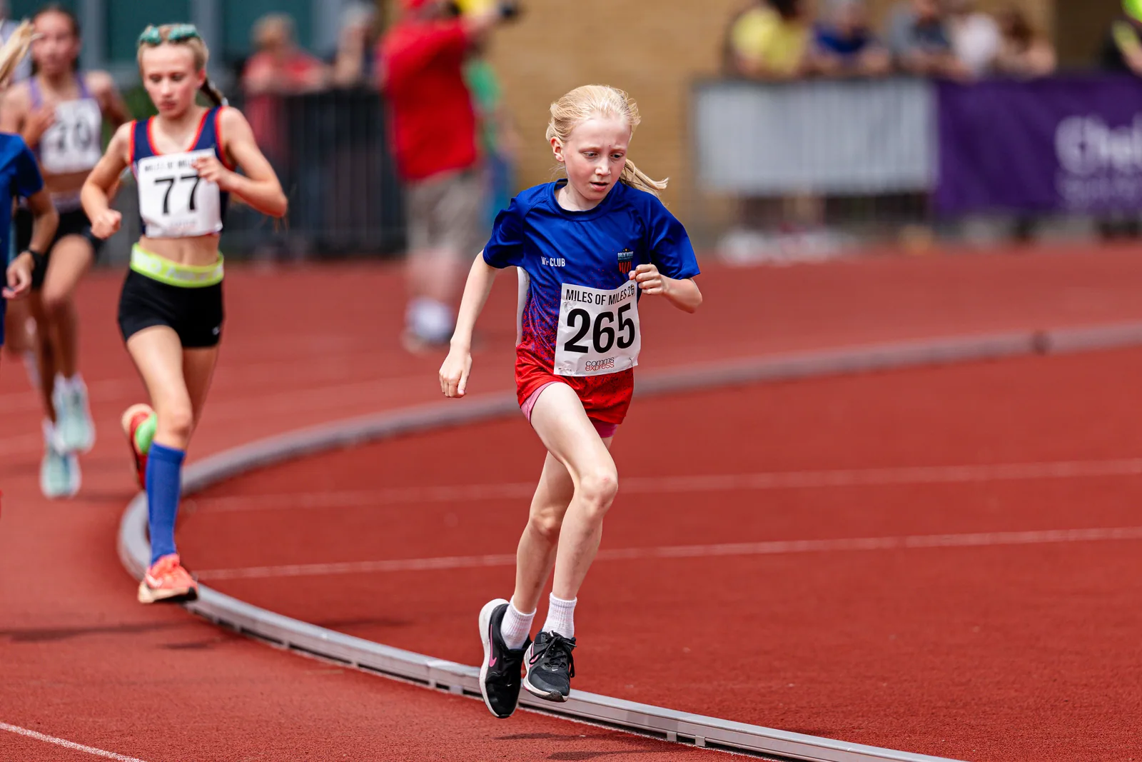 Brentwood Beagles athletes at the Essex Mile Championships, 20 June 2026