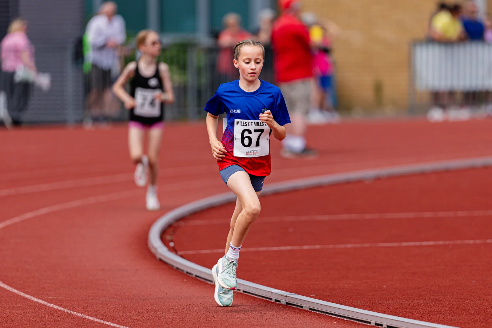 Brentwood Beagles athletes at the Essex Mile Championships, 20 June 2026