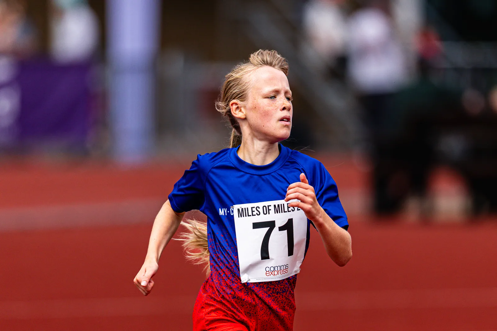 Brentwood Beagles athletes at the Essex Mile Championships, 20 June 2026