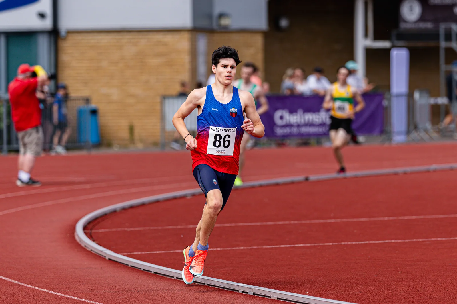 Brentwood Beagles athletes at the Essex Mile Championships, 20 June 2026