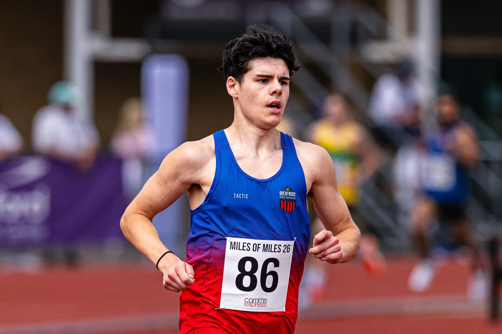 Brentwood Beagles athletes at the Essex Mile Championships, 20 June 2026