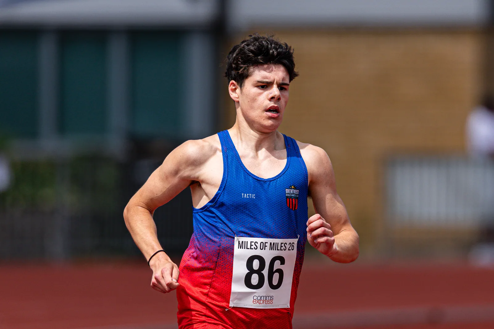 Brentwood Beagles athletes at the Essex Mile Championships, 20 June 2026