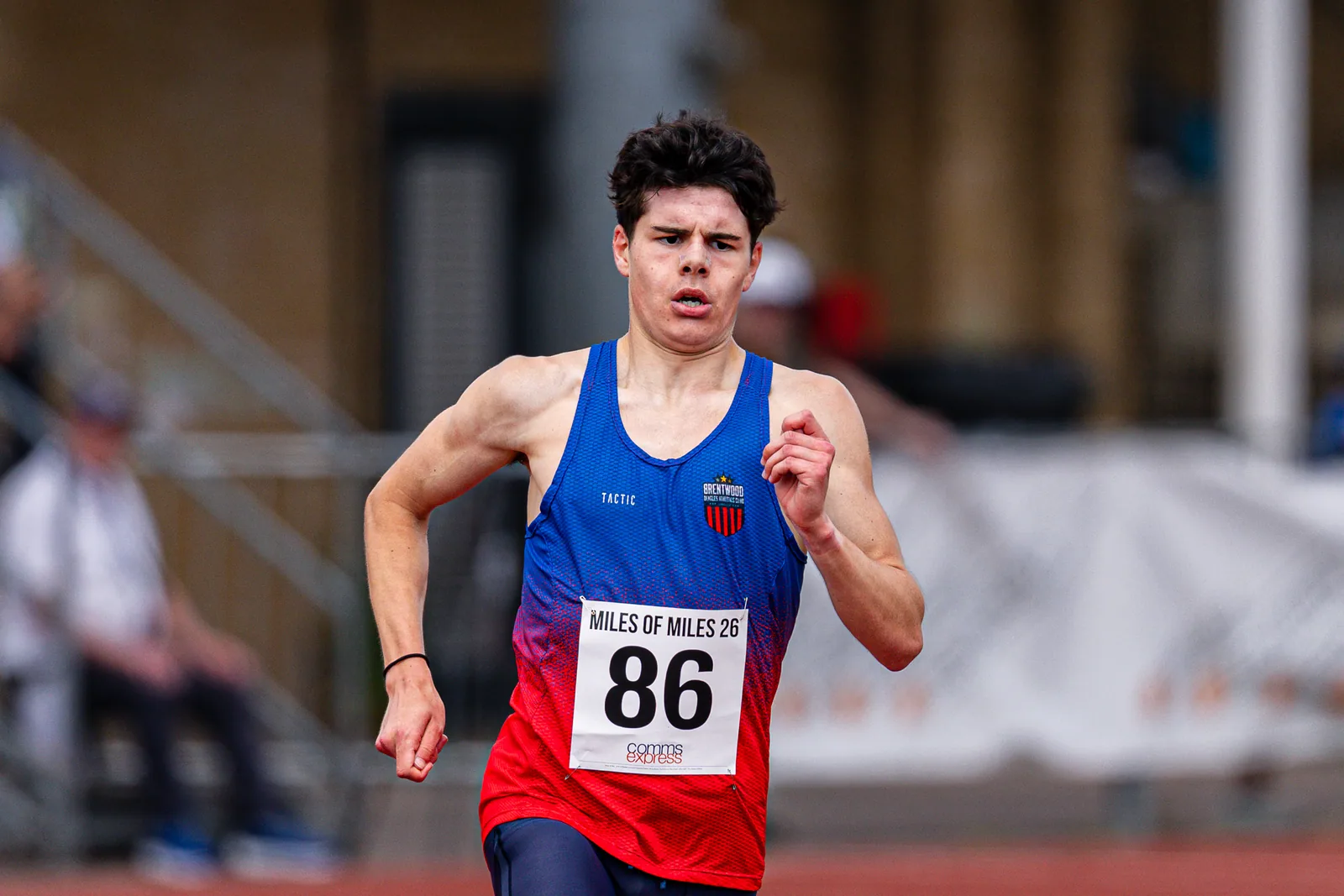 Brentwood Beagles athletes at the Essex Mile Championships, 20 June 2026
