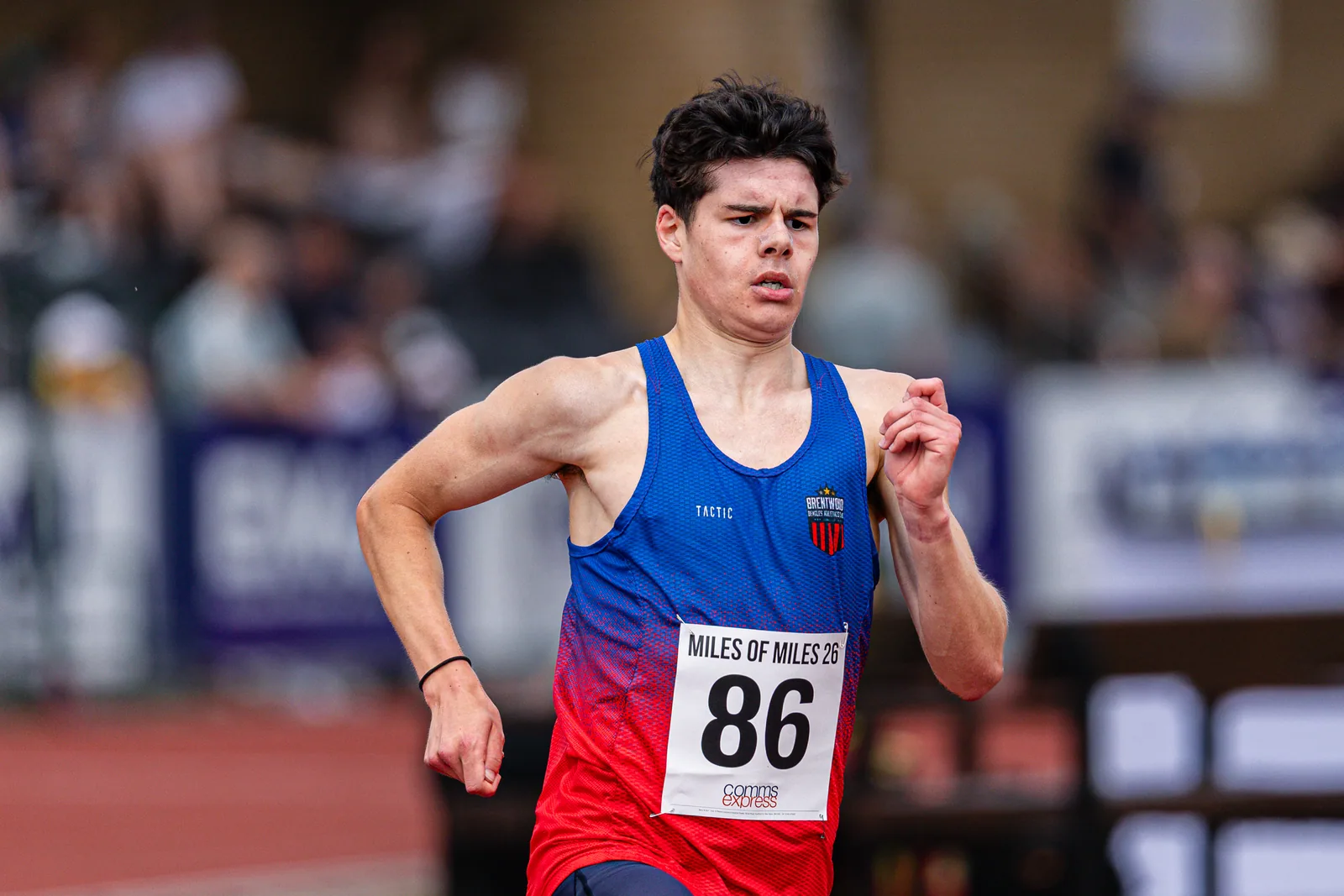 Brentwood Beagles athletes at the Essex Mile Championships, 20 June 2026