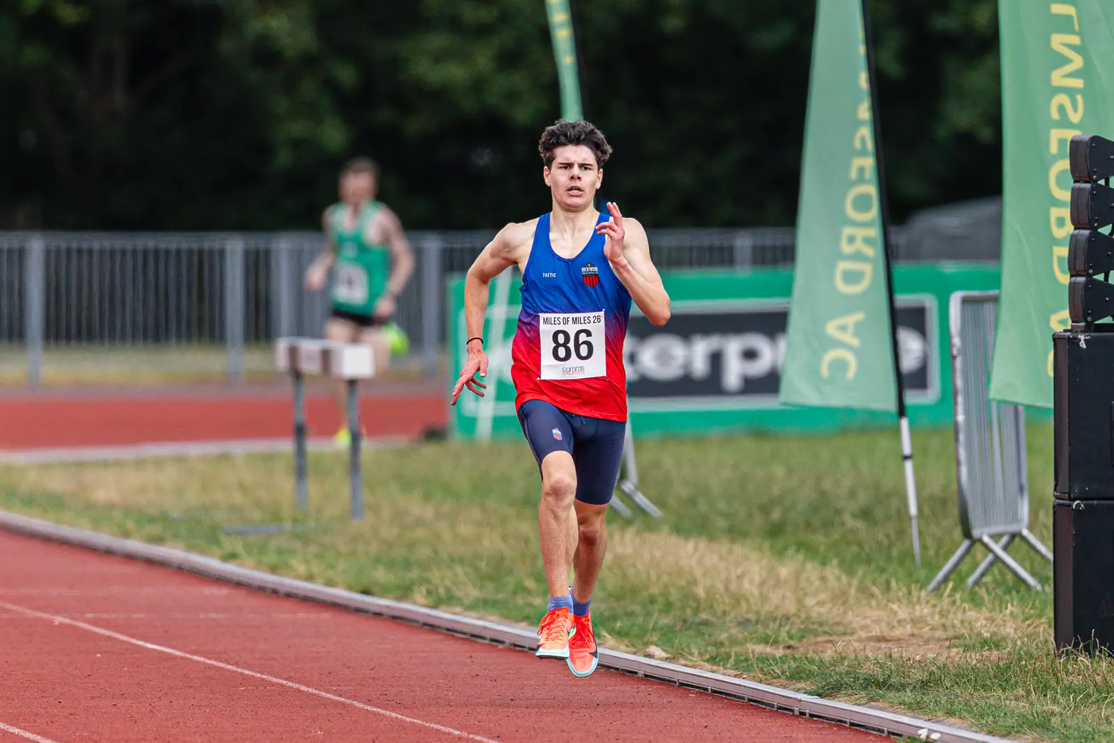 Brentwood Beagles athletes at the Essex Mile Championships, 20 June 2026