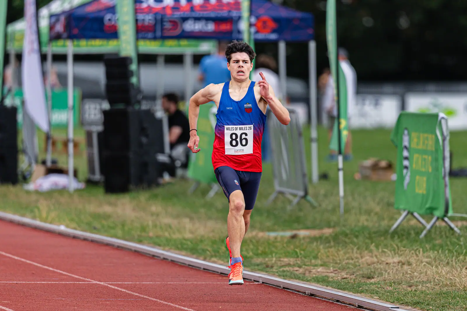 Brentwood Beagles athletes at the Essex Mile Championships, 20 June 2026