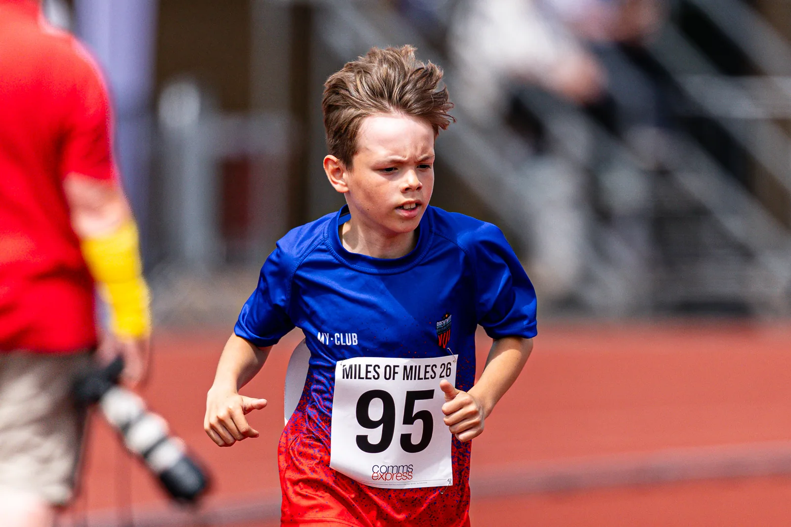 Brentwood Beagles athletes at the Essex Mile Championships, 20 June 2026