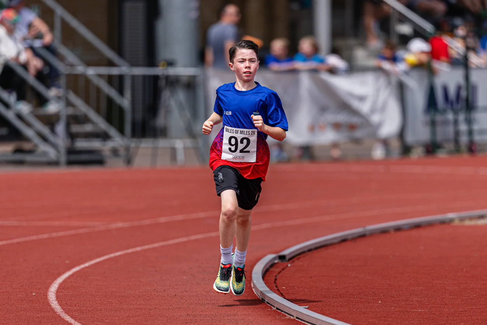 Brentwood Beagles athletes at the Essex Mile Championships, 20 June 2026