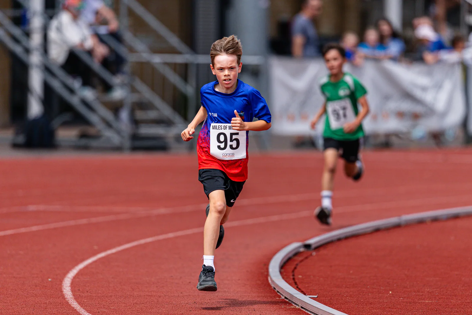 Brentwood Beagles athletes at the Essex Mile Championships, 20 June 2026