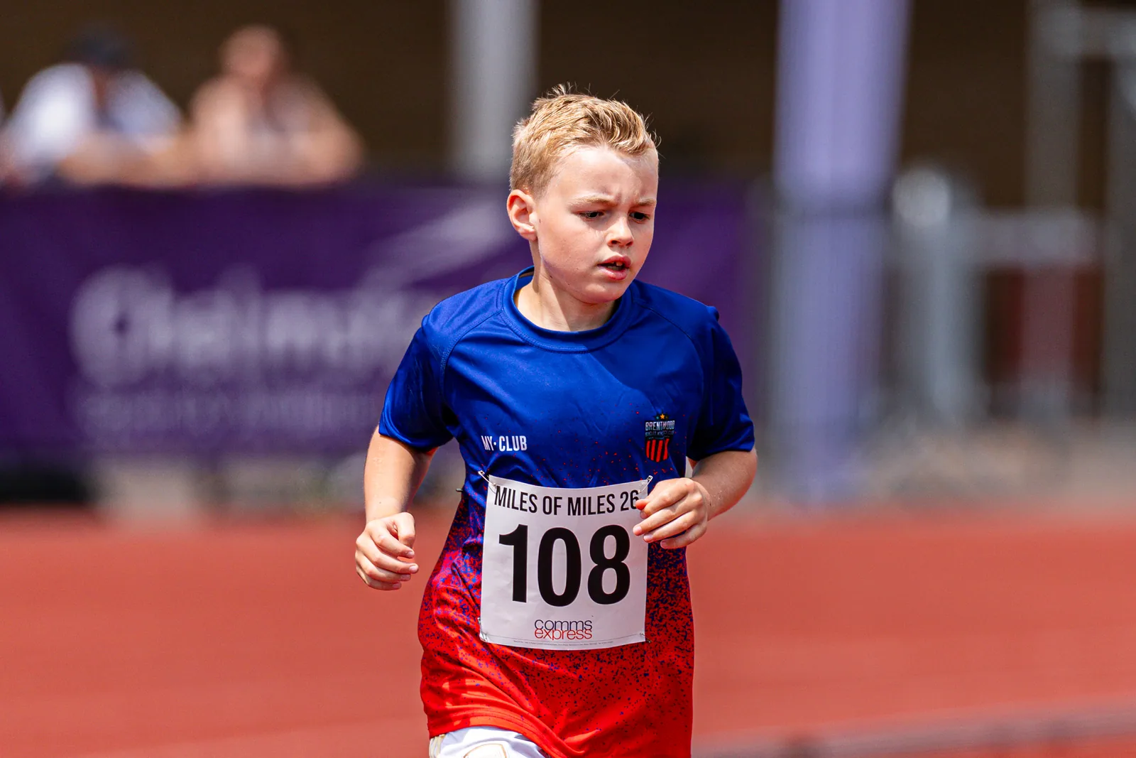 Brentwood Beagles athletes at the Essex Mile Championships, 20 June 2026