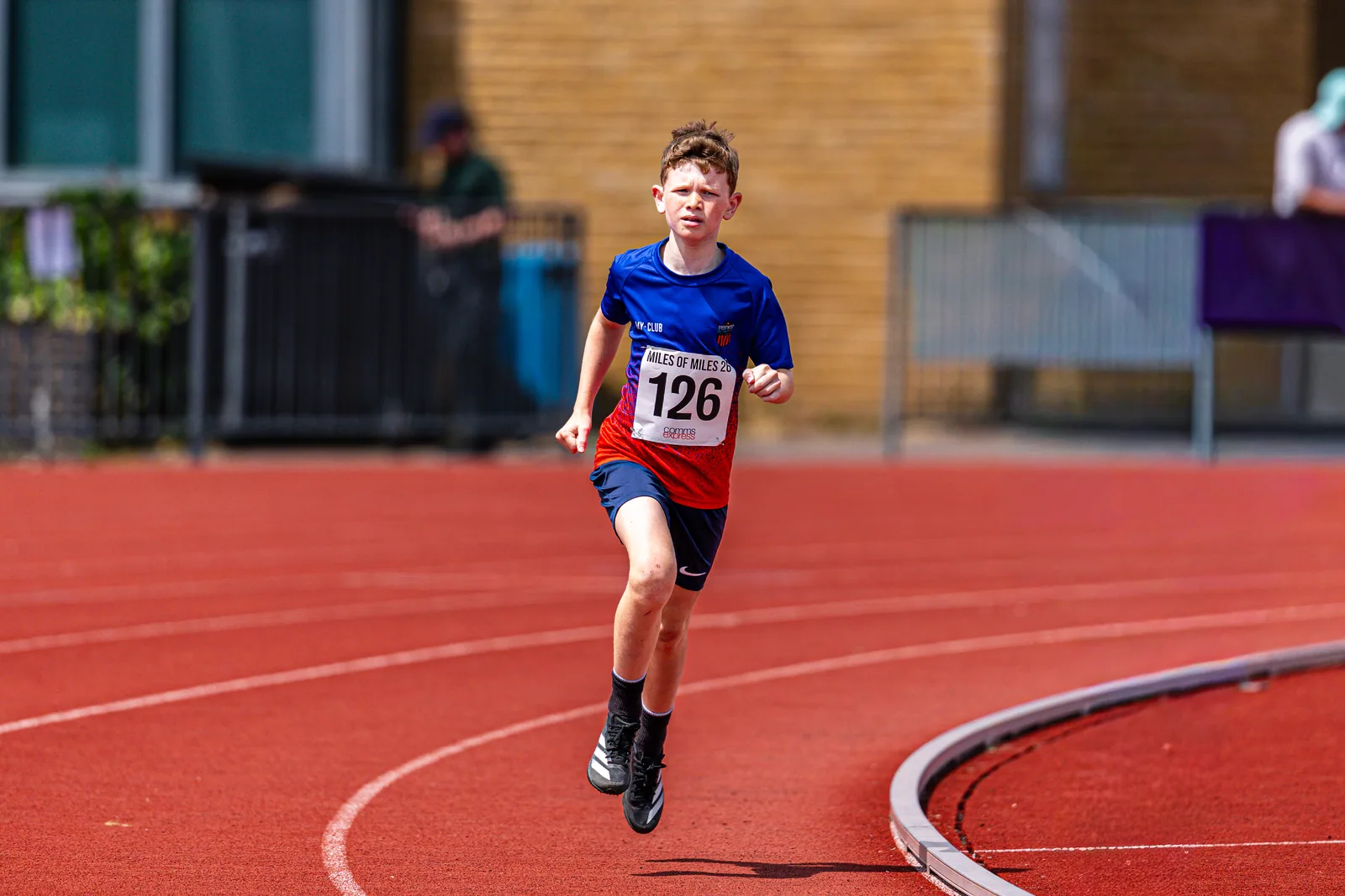Brentwood Beagles athletes at the Essex Mile Championships, 20 June 2026