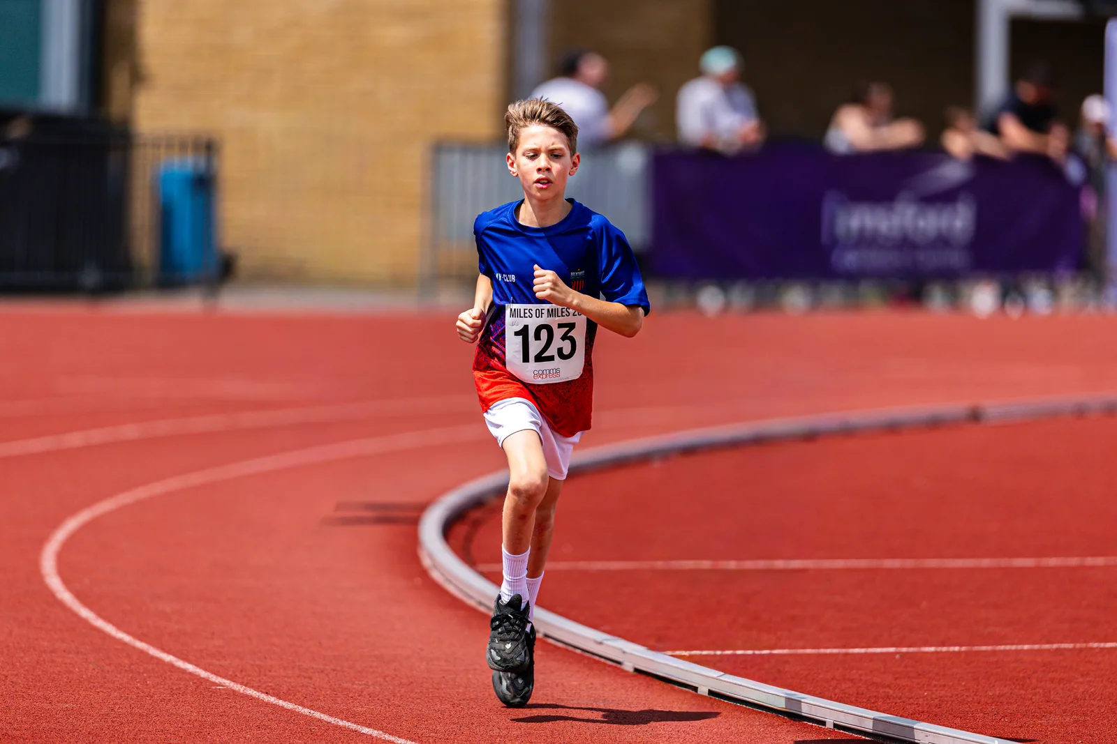 Brentwood Beagles athletes at the Essex Mile Championships, 20 June 2026