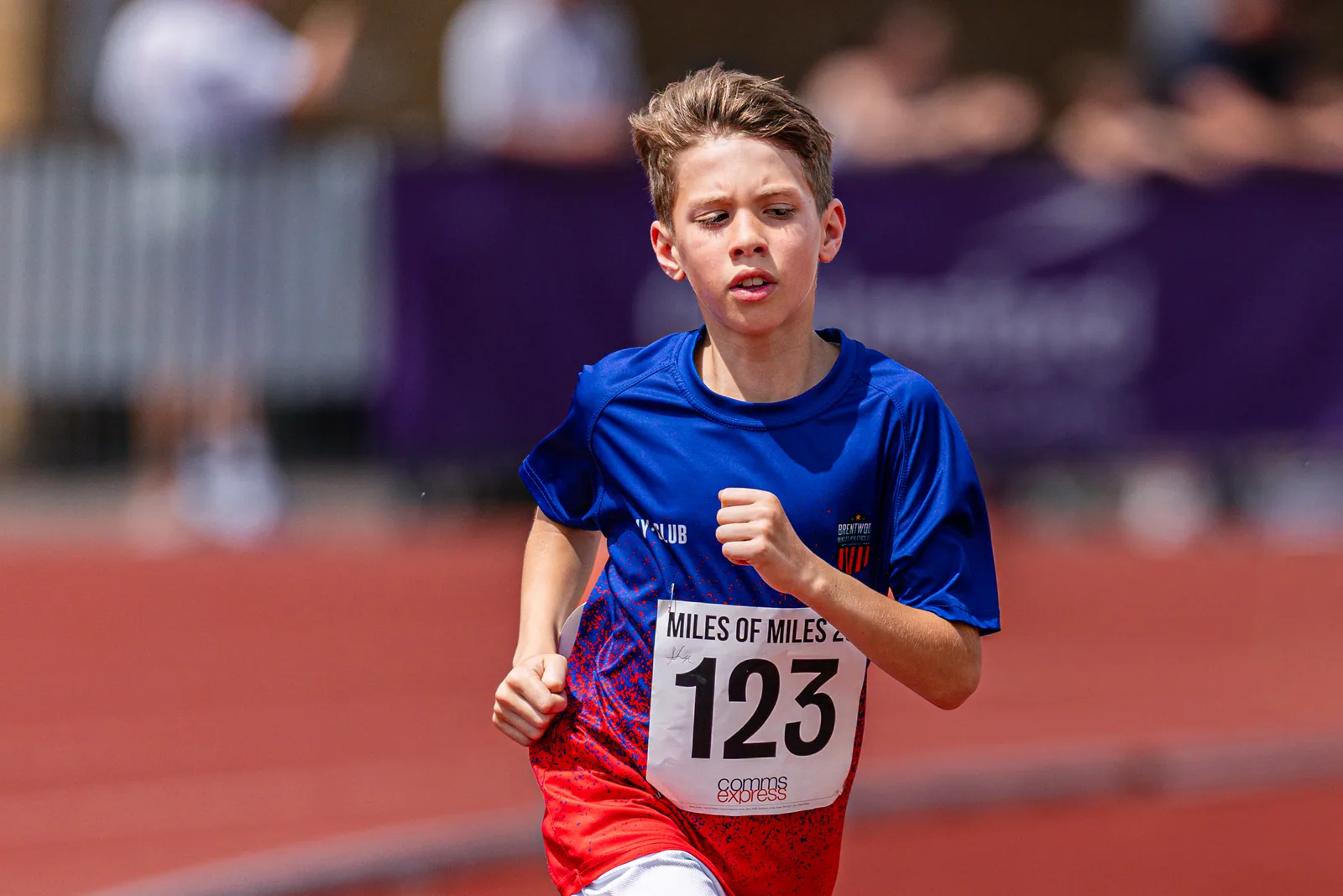 Brentwood Beagles athletes at the Essex Mile Championships, 20 June 2026