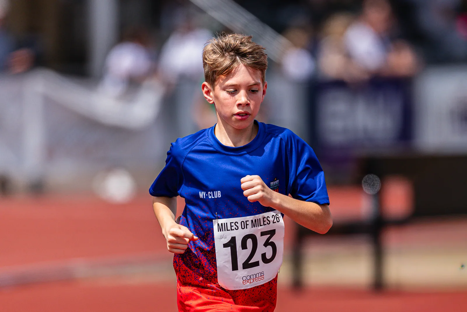 Brentwood Beagles athletes at the Essex Mile Championships, 20 June 2026