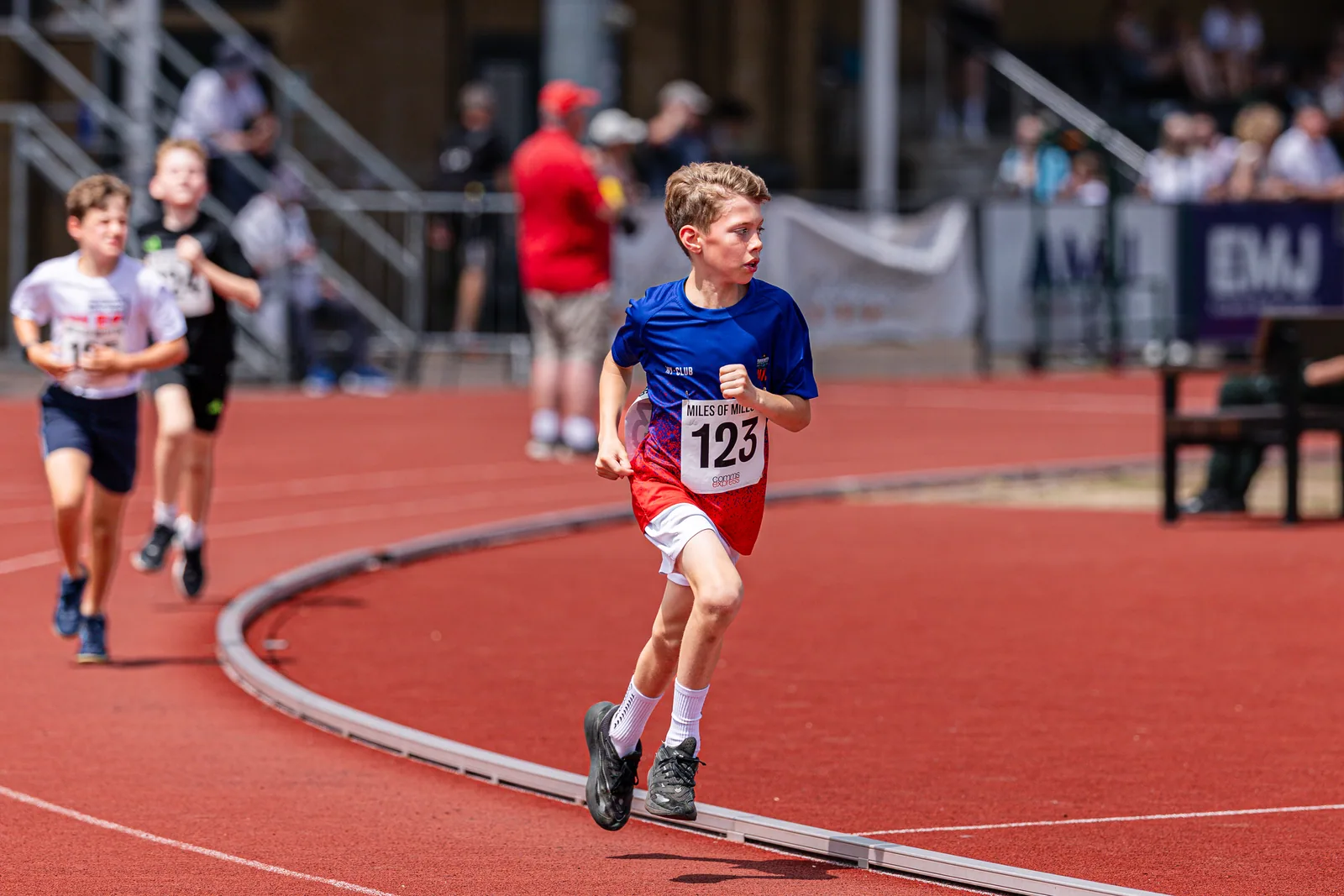 Brentwood Beagles athletes at the Essex Mile Championships, 20 June 2026