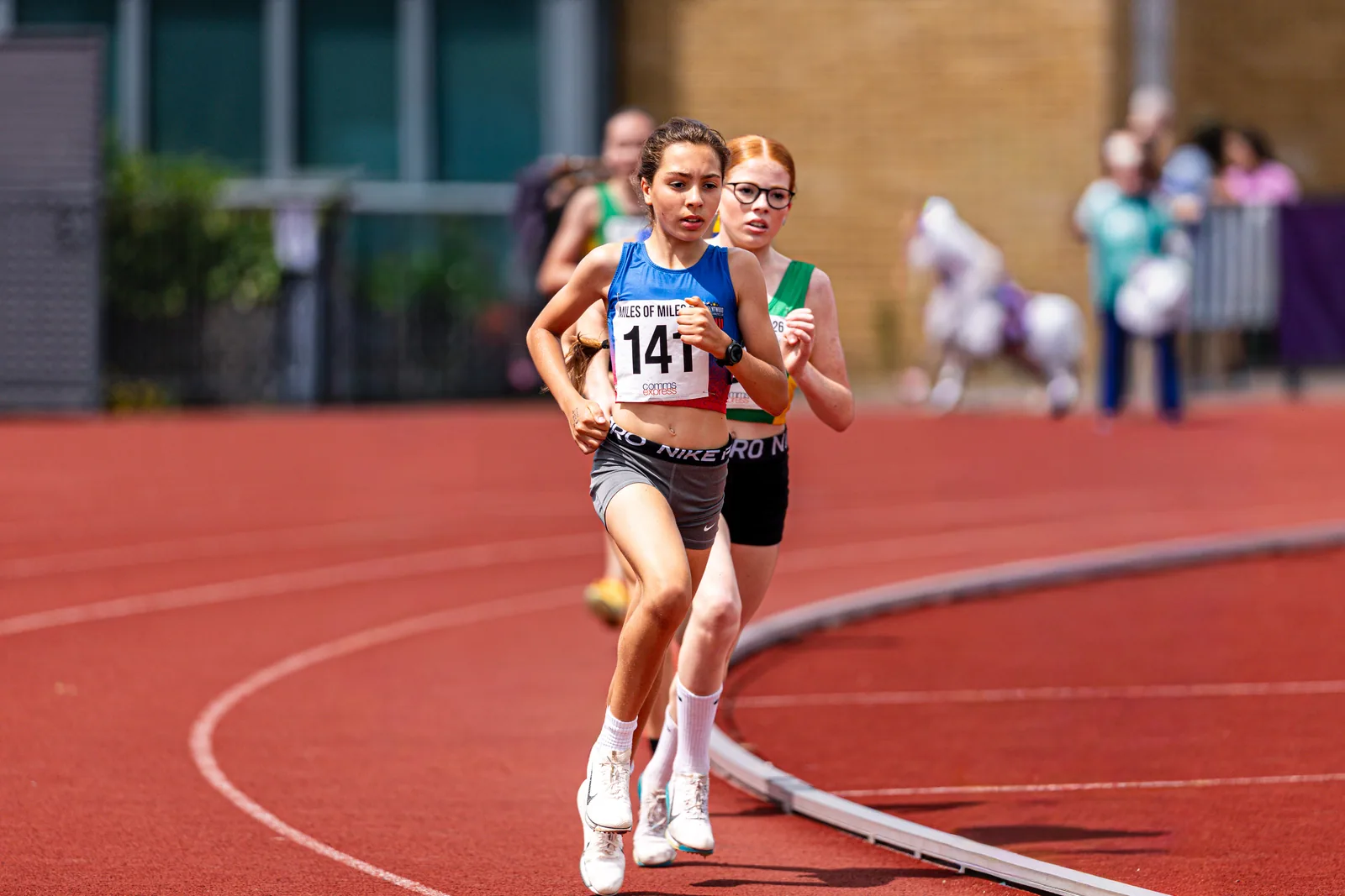 Brentwood Beagles athletes at the Essex Mile Championships, 20 June 2026