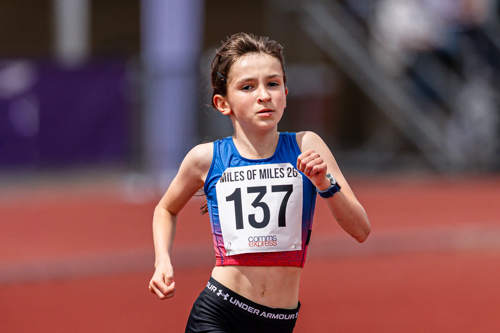 Brentwood Beagles athletes at the Essex Mile Championships, 20 June 2026