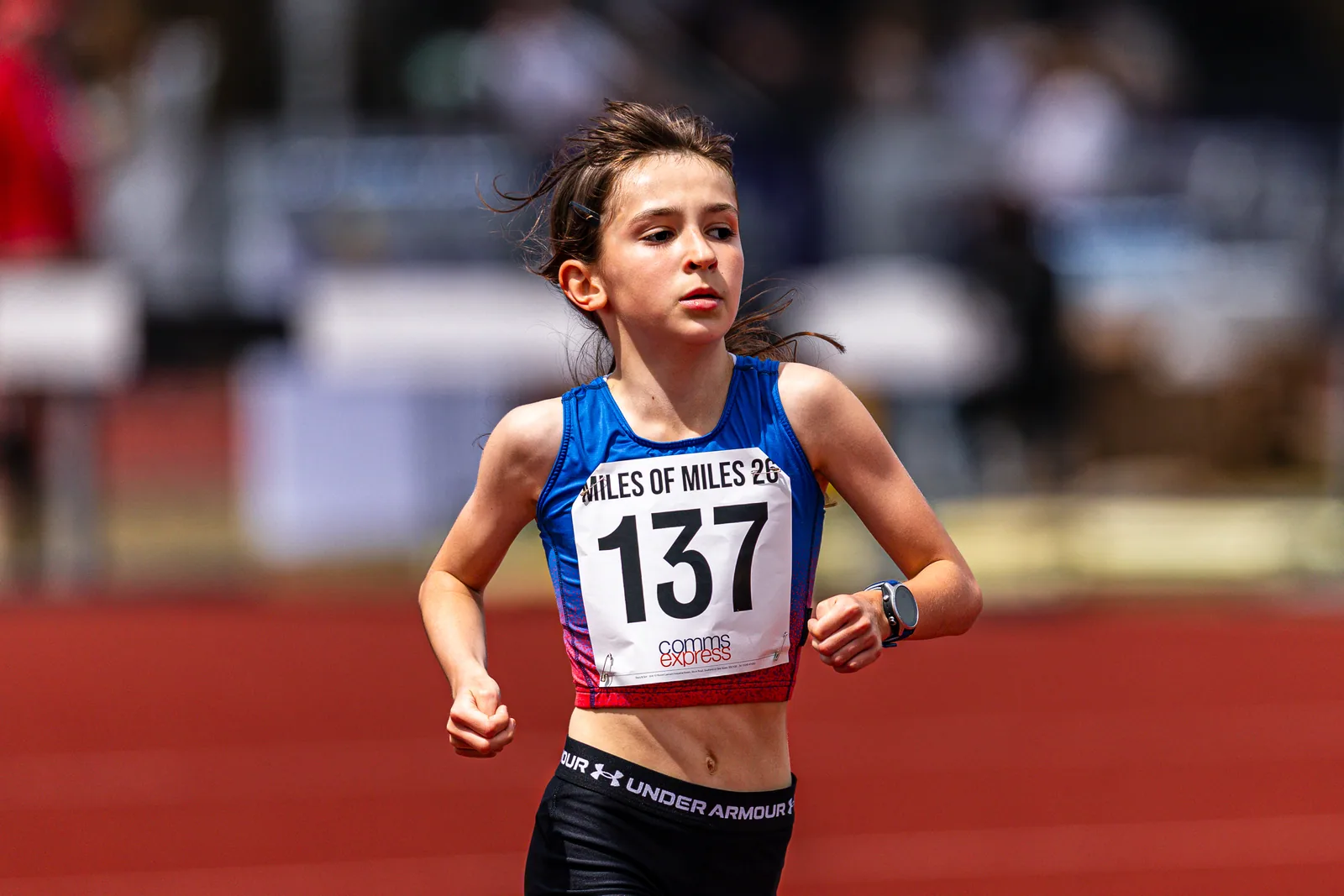 Brentwood Beagles athletes at the Essex Mile Championships, 20 June 2026