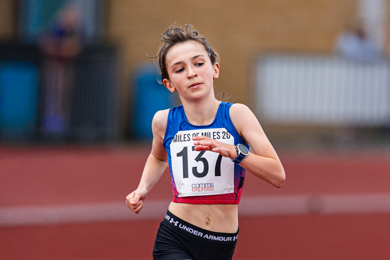 Brentwood Beagles athletes at the Essex Mile Championships, 20 June 2026