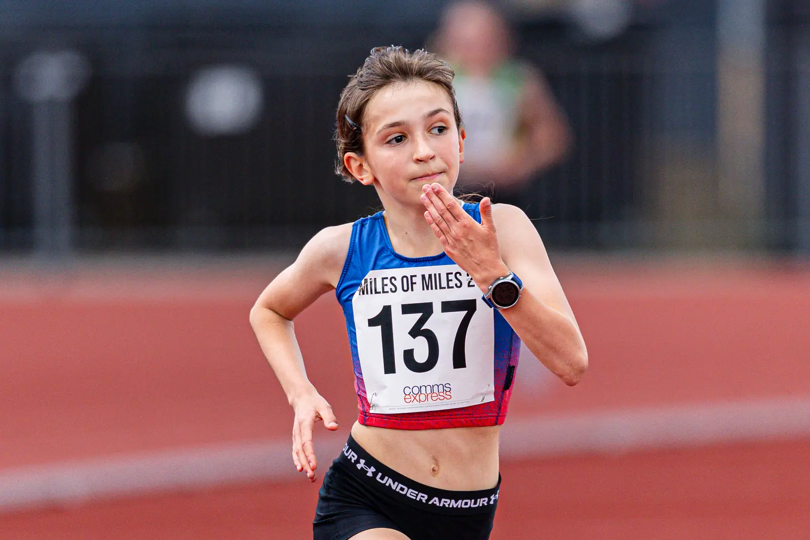 Brentwood Beagles athletes at the Essex Mile Championships, 20 June 2026