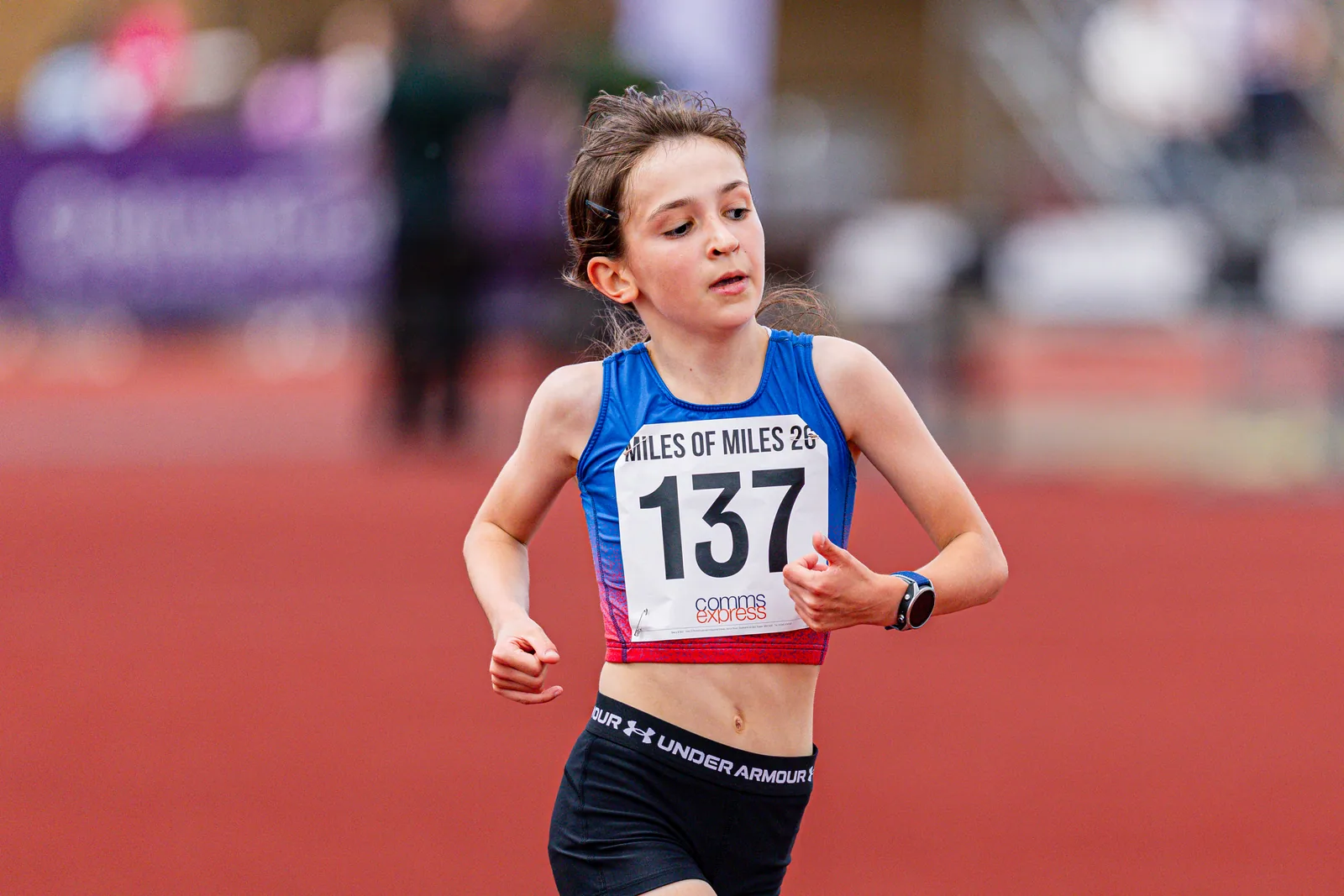 Brentwood Beagles athletes at the Essex Mile Championships, 20 June 2026