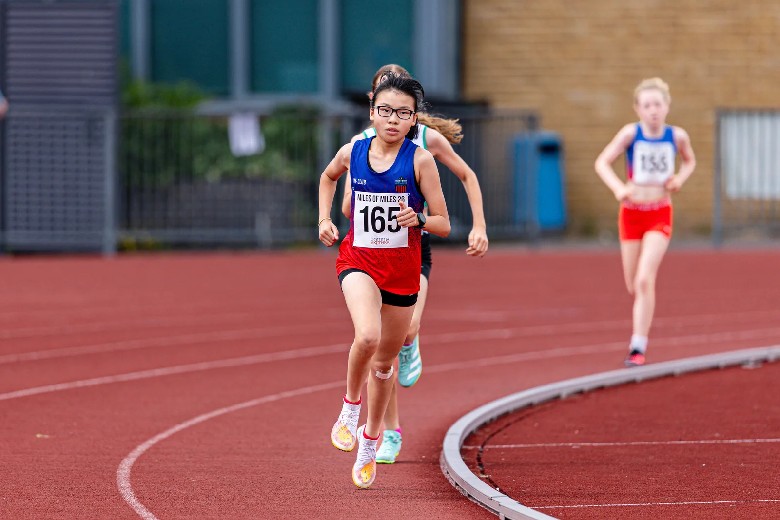 Brentwood Beagles athletes at the Essex Mile Championships, 20 June 2026