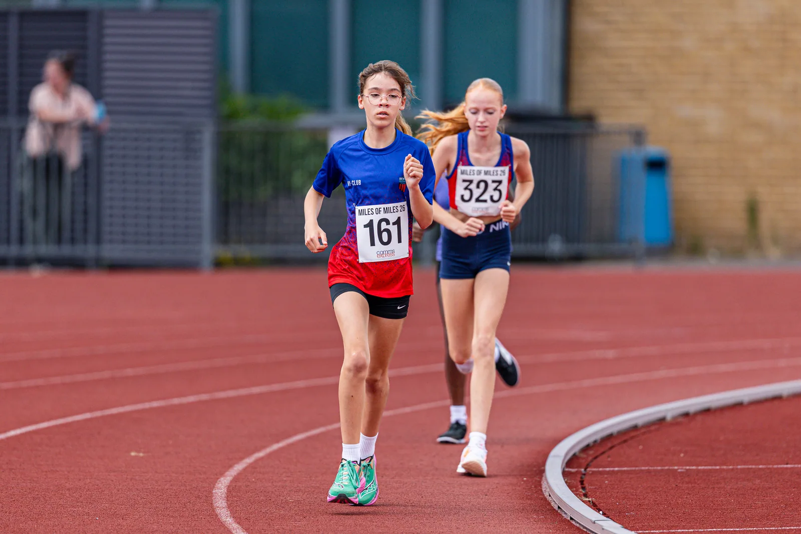 Brentwood Beagles athletes at the Essex Mile Championships, 20 June 2026