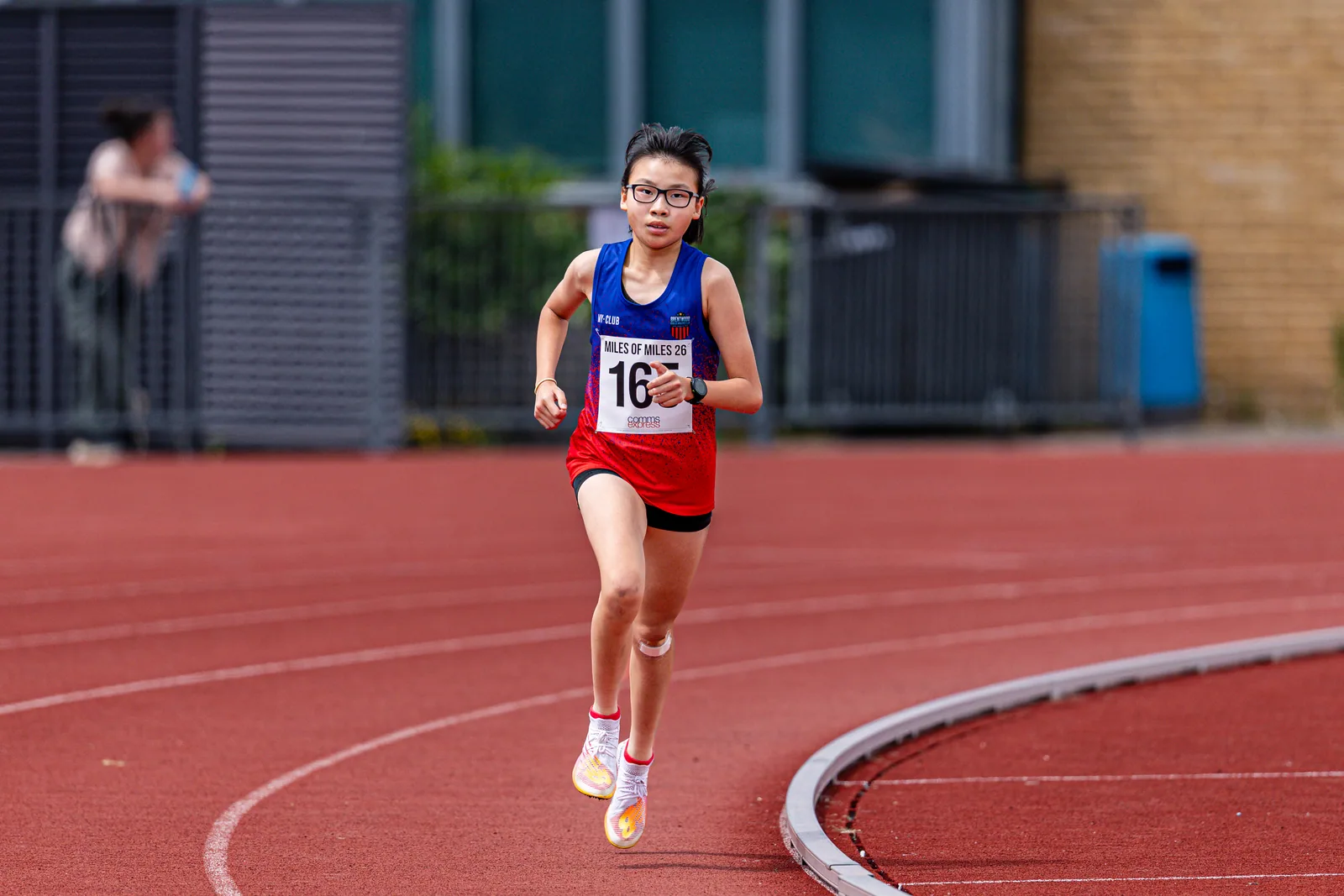 Brentwood Beagles athletes at the Essex Mile Championships, 20 June 2026