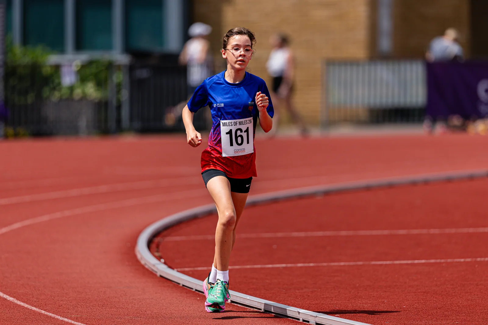 Brentwood Beagles athletes at the Essex Mile Championships, 20 June 2026