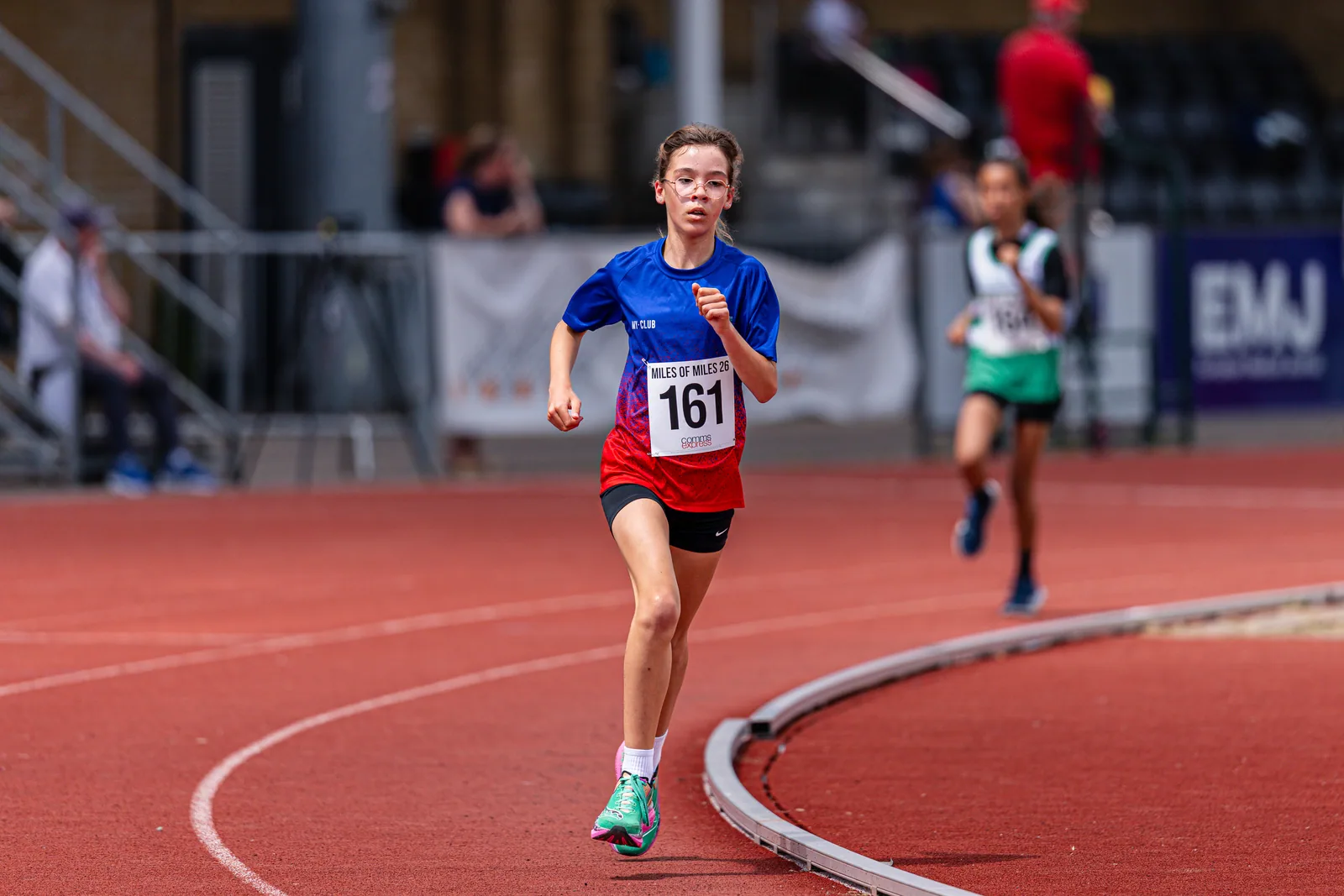 Brentwood Beagles athletes at the Essex Mile Championships, 20 June 2026