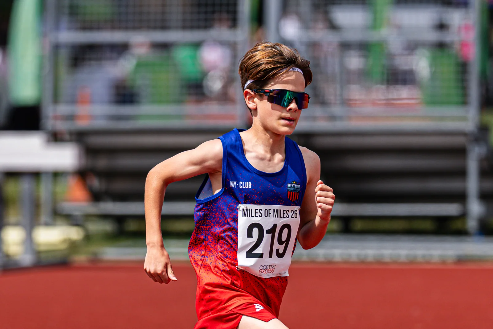 Brentwood Beagles athletes at the Essex Mile Championships, 20 June 2026